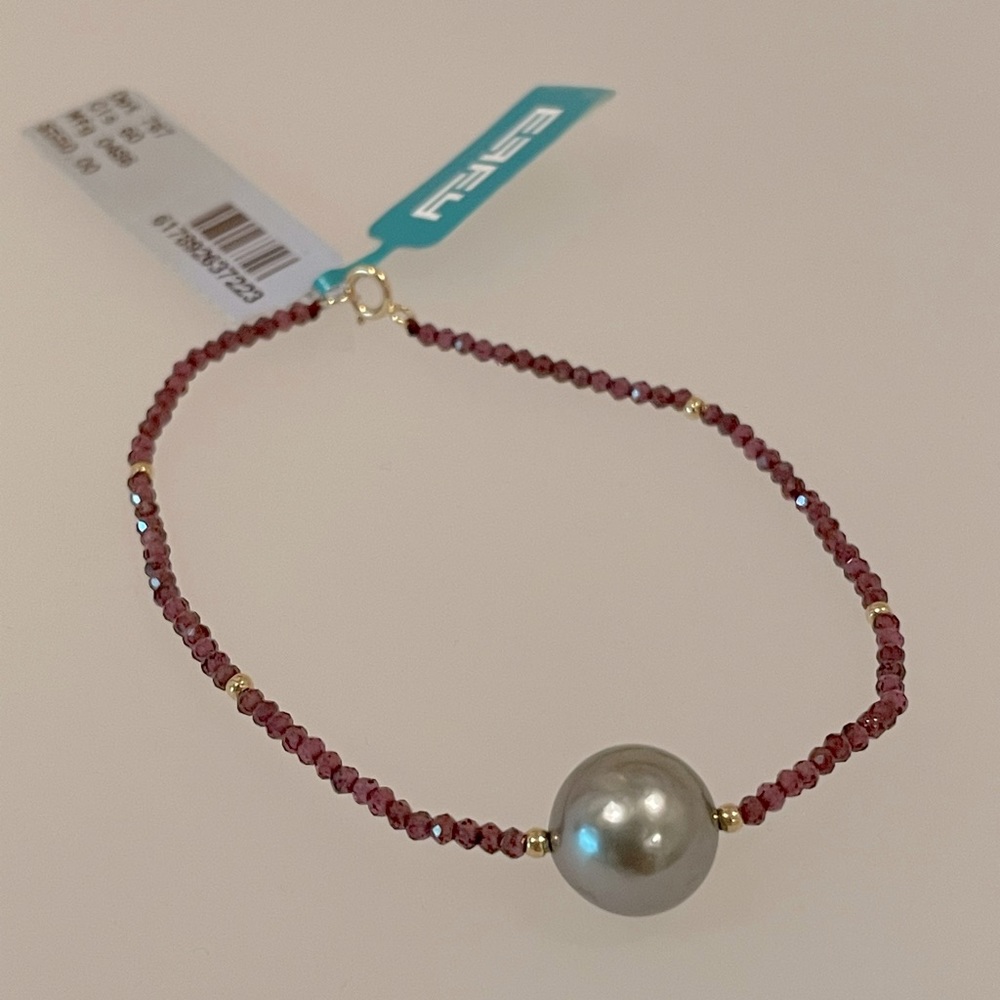 EFFY Collection Freshwater Pearl Crystal Bracelet
